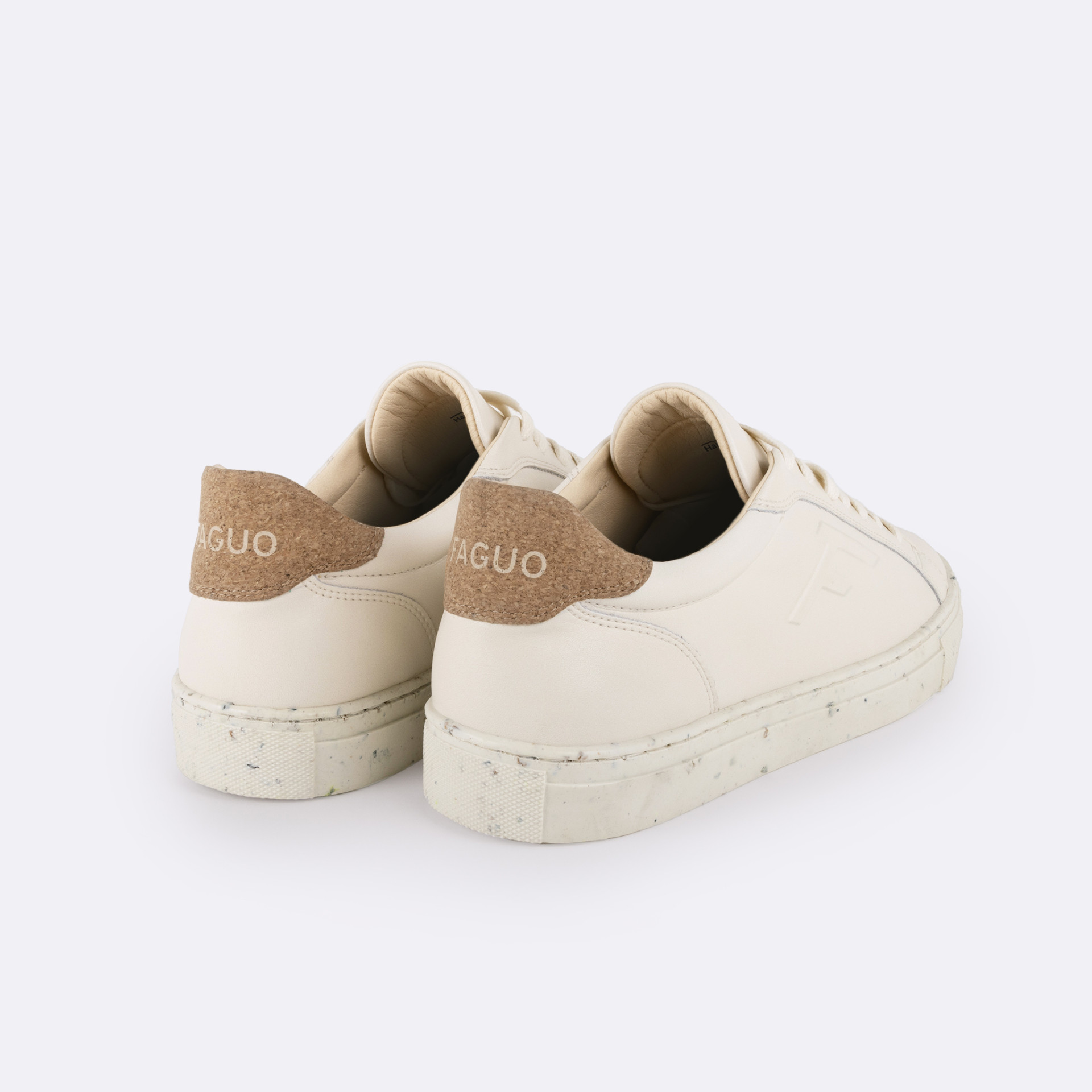 Baskets écrues & liège cuir et liège - modèle ebony