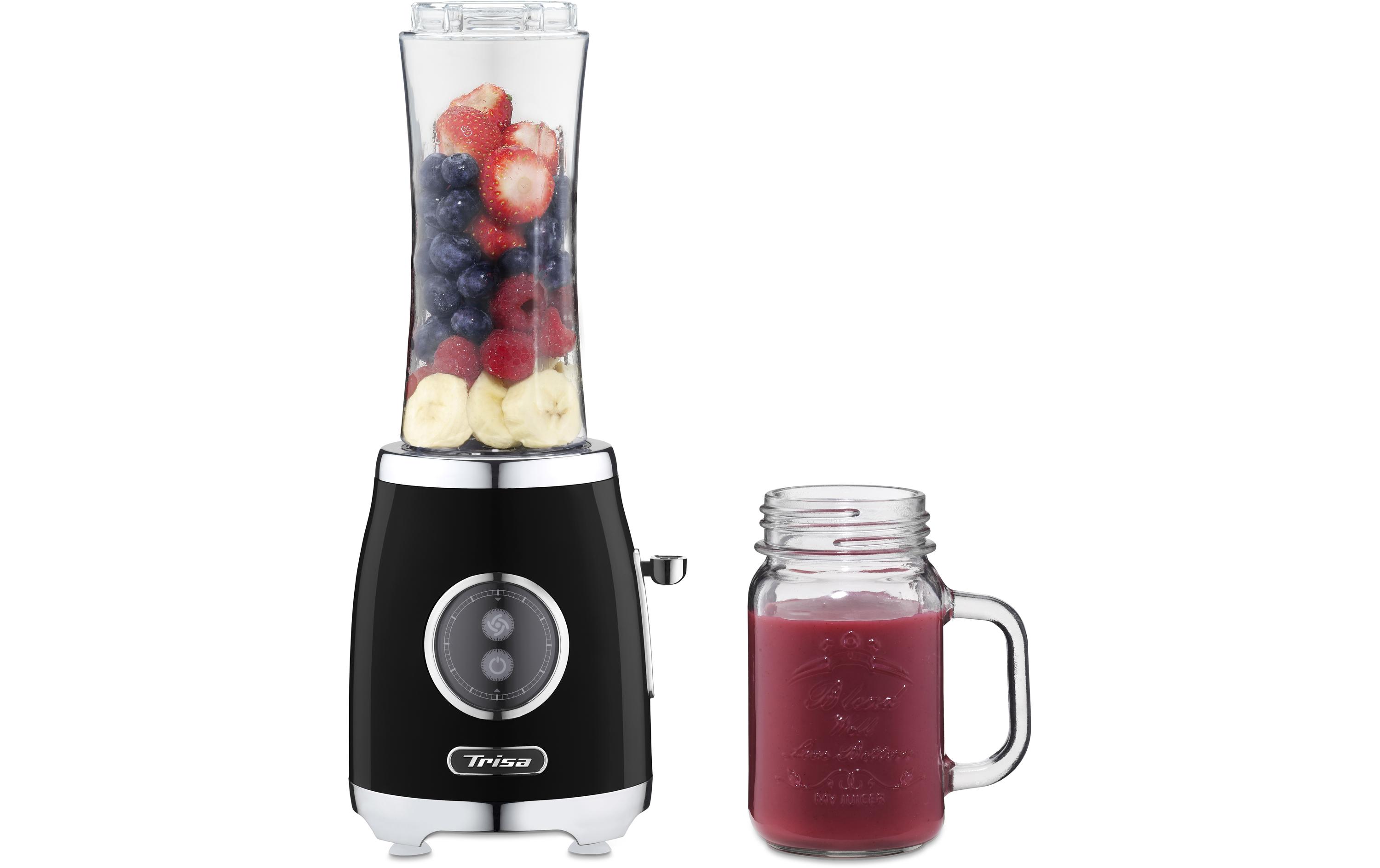 Standmixer Mix 'n' Joy SchwarzBlender mit Glaskrug und Edelstahlklinge