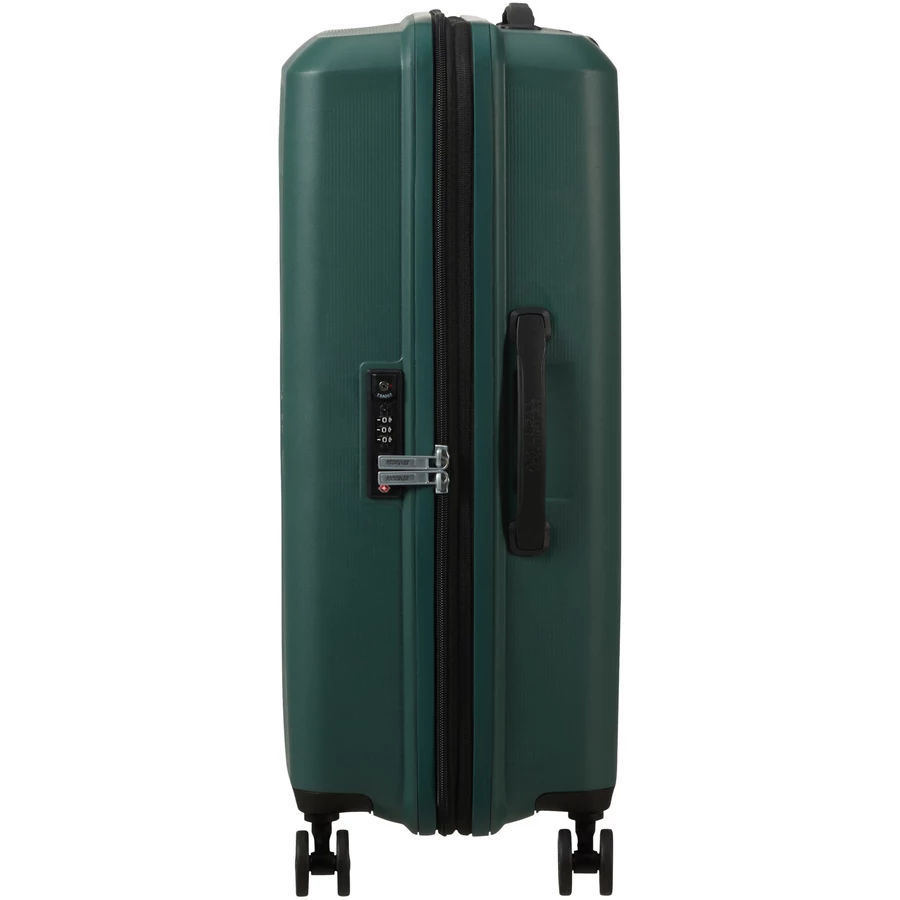 American Tourister Aerostep - 4-Rollen-Trolley M 67 cm erw. dark forest
