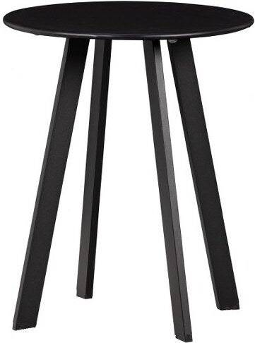 WOOOD bijzettafel Fer zwart D 40 H 49 cm