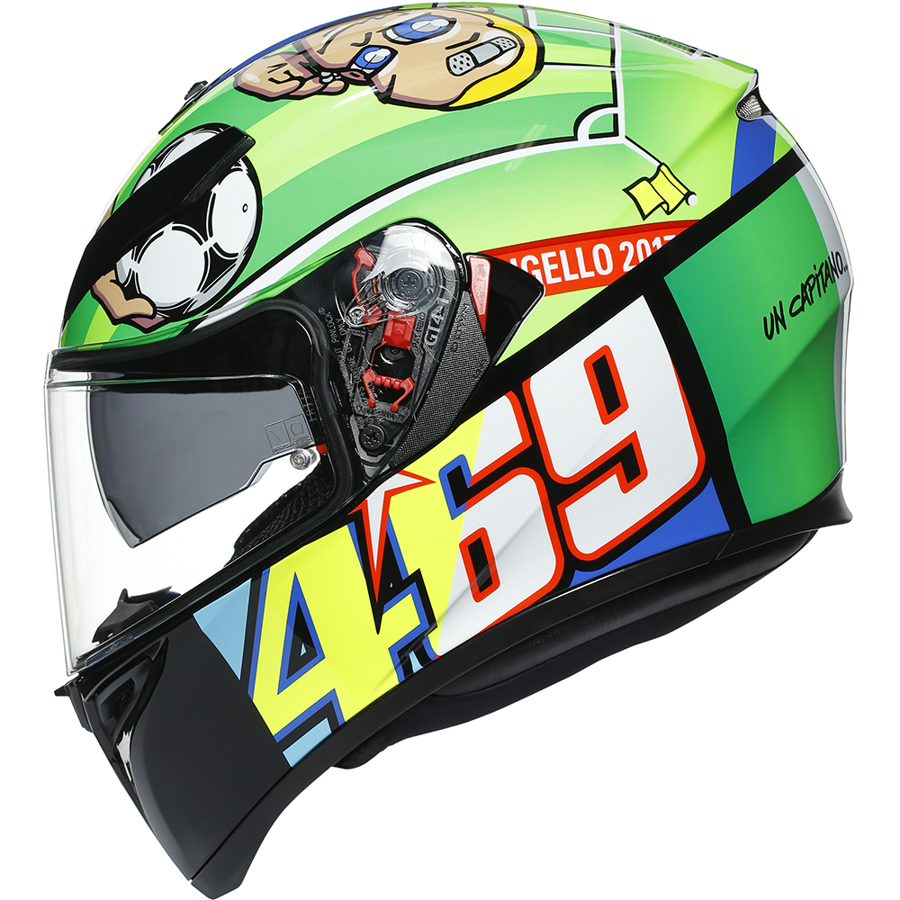 AGV - Casque K3 SV Rossi Mugello 2017 Multicolore