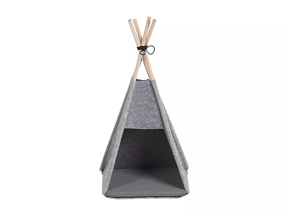 Lit pour animal ULUBEY Filz Gris clair