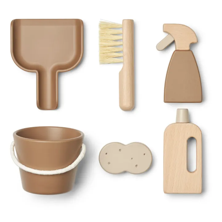 Liewood Set de ménage Kimbie en bois | Beige