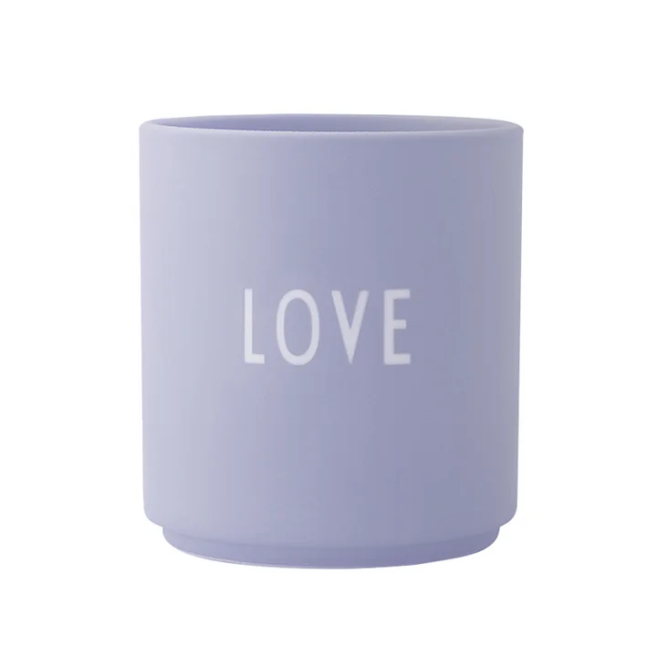Design Letters - AJ Favourite Porzellan Becher, Love / flieder