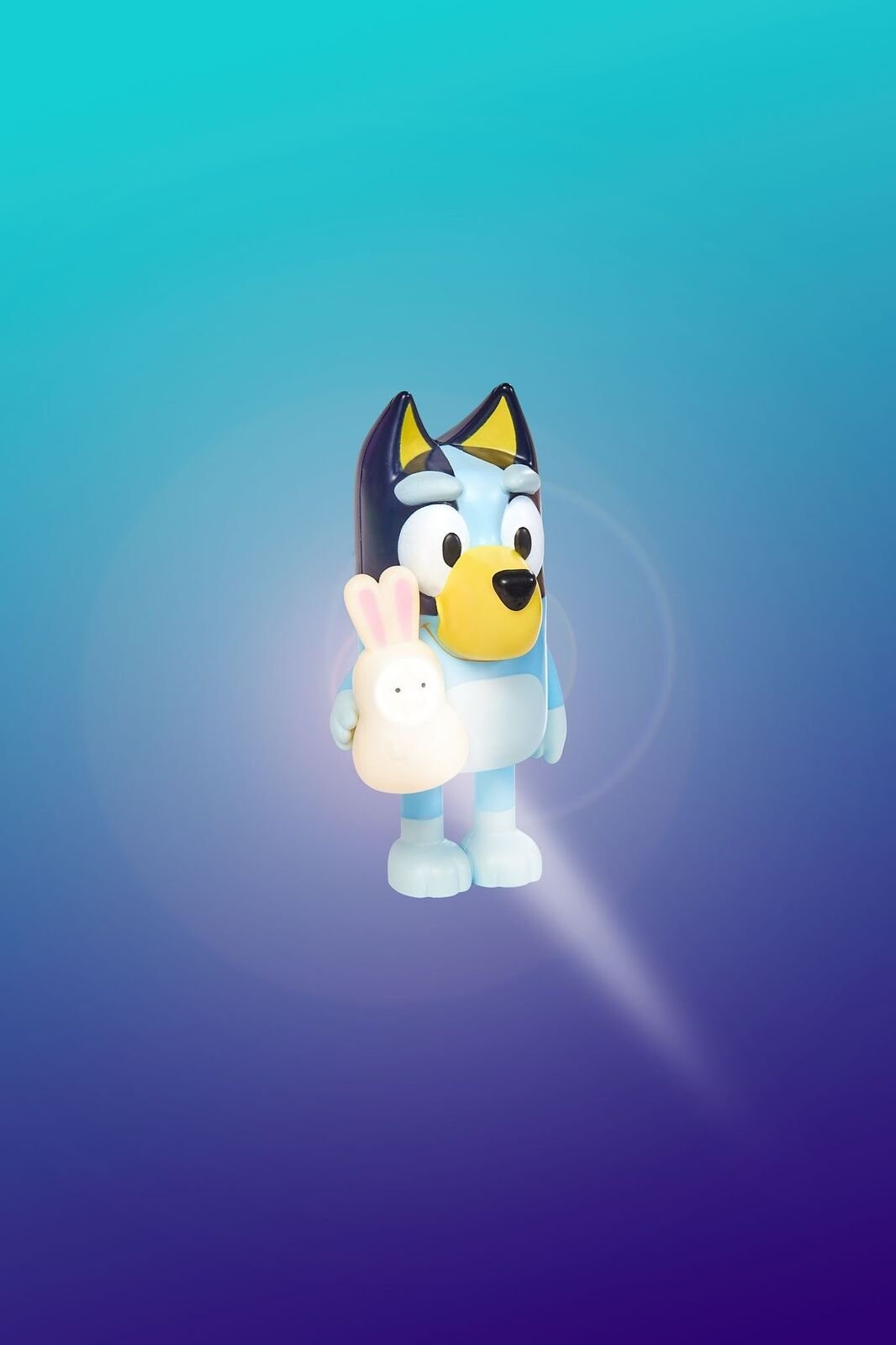 Goglow - Bluey 2-I-1 Natlampe Og Lommelygte - 14 CM