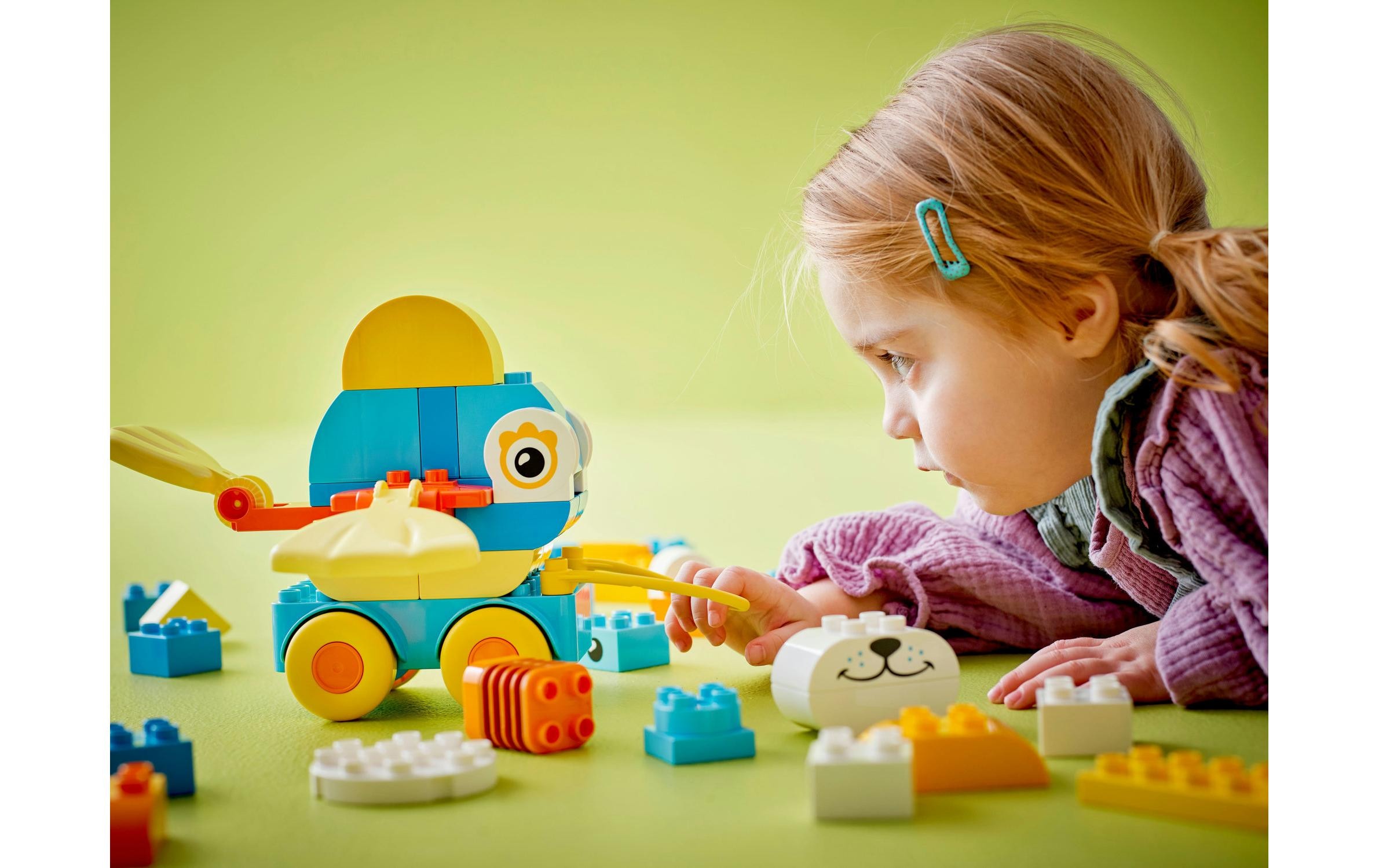 LEGO® Spielbausteine »DUPLO® Tiere auf Rädern 3-in-1-Set 10448«