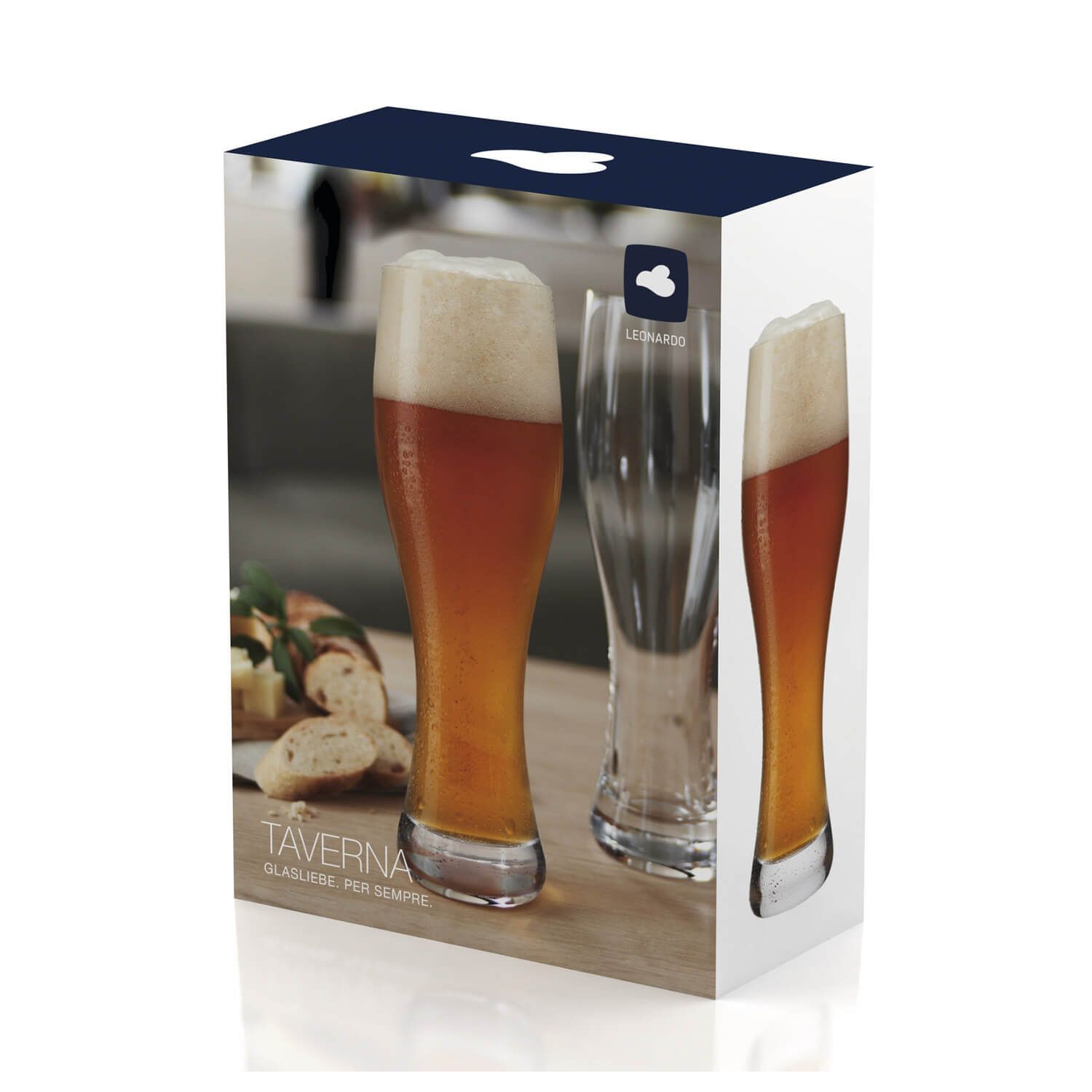Leonardo Weizenbiergläser Taverna 500 ml 2er Set