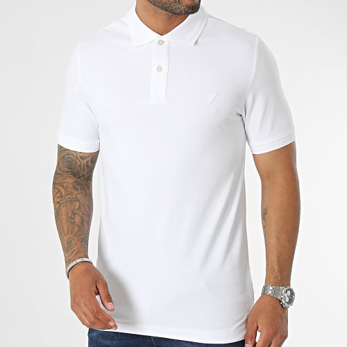 Polo Manches Courtes M3YP60-K7O64 Blanc