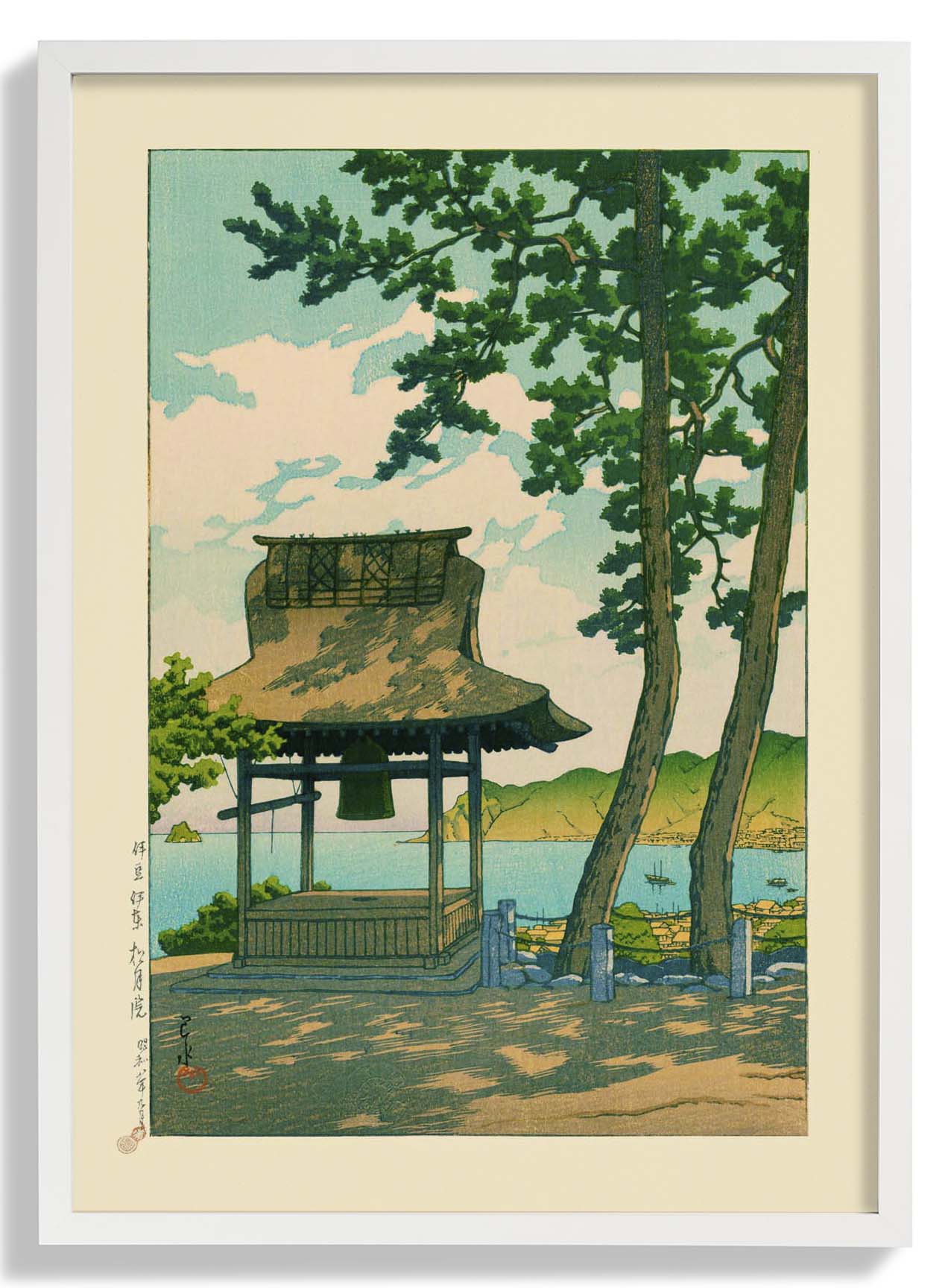 Shogetsuin-Tempel, Ito Kunstdruck von Hasui