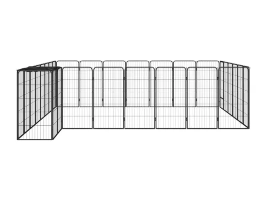 Parc pour chien 30 noire 400 x 350 x 100 cm 02_0043627