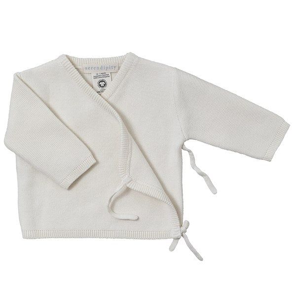 Newborn Creme Wrap Jacket - Serendipity