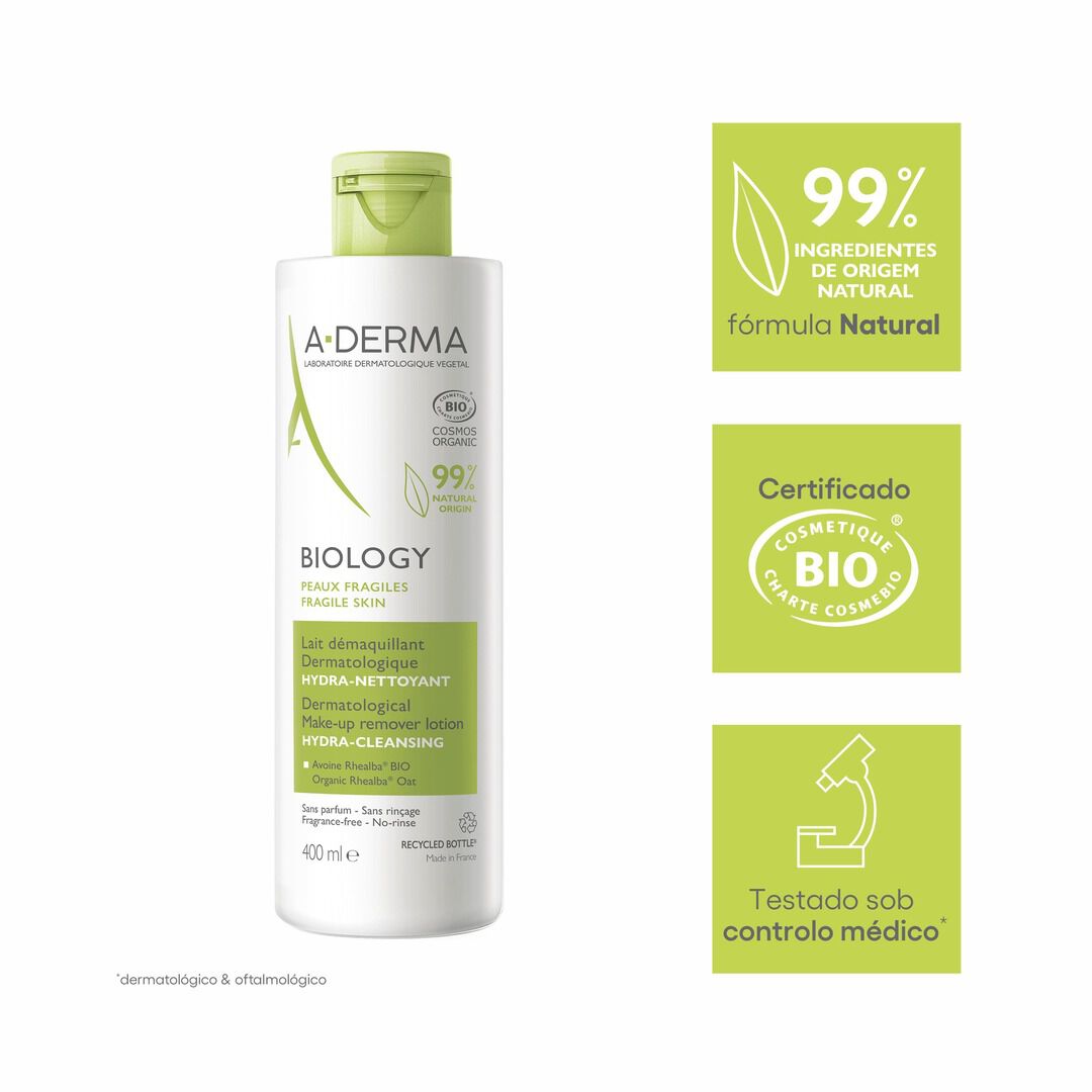 Biology Leite Desmaquilhante - 400ml