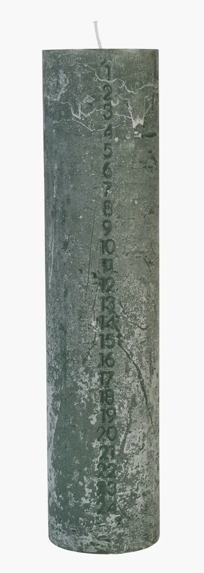 Adventslys grønn - 30 cm ø 6,8