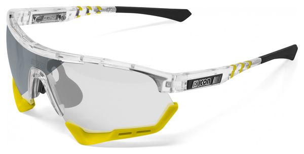 Scicon Sports Aerotech Regular Photochromic Lunettes De Soleil De Performance Sportive (Miroir Argenté Scnxt Photocromique/Briller)