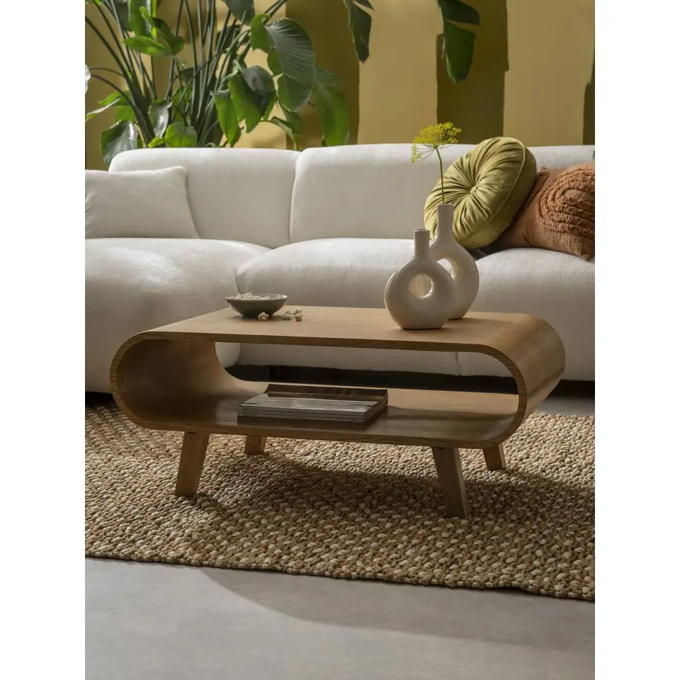 Salontafel Matteo - naturel - 37x90x55 cm