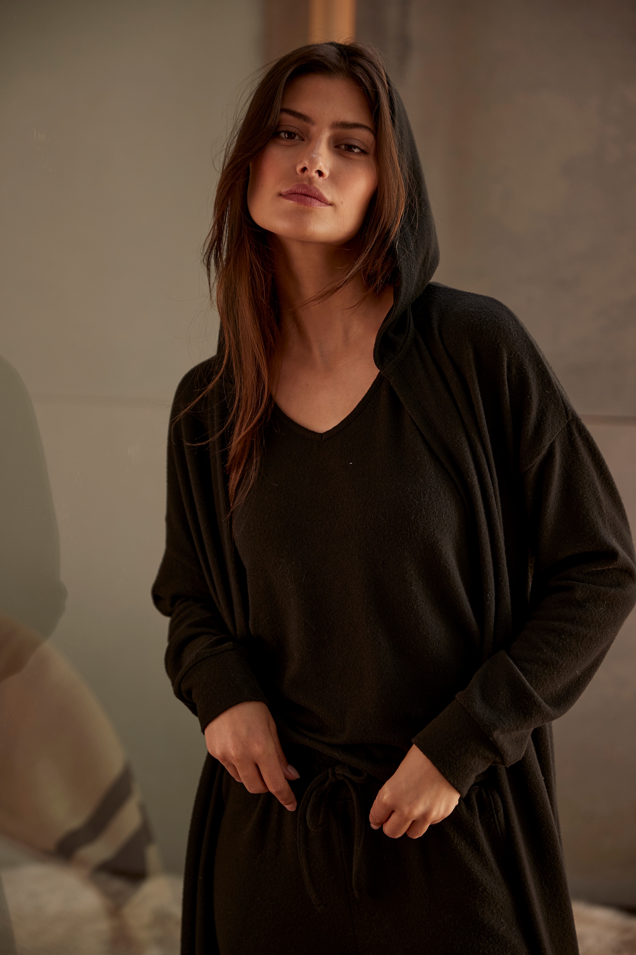 LASCANA Longstrickjacke , aus weichem Strick, Loungewear