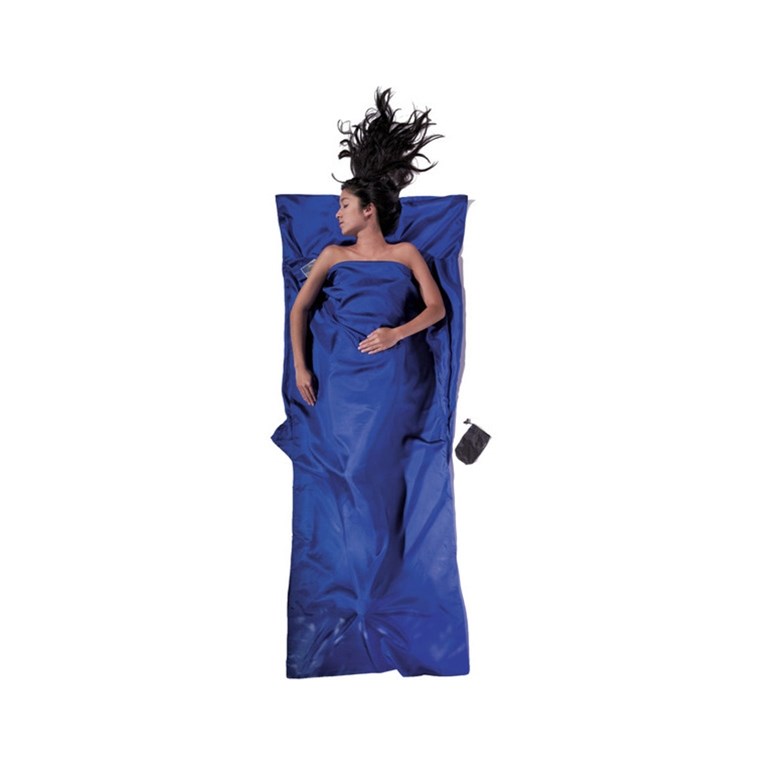 Cocoon Travel Sheet Silk Ultramarine Blue 220X90 Cm