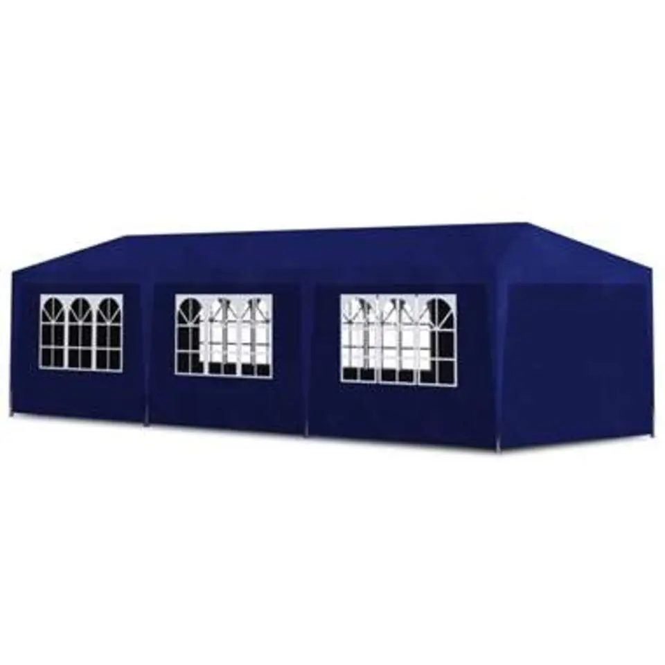 vidaXL - Partytent - Blauw - Stof