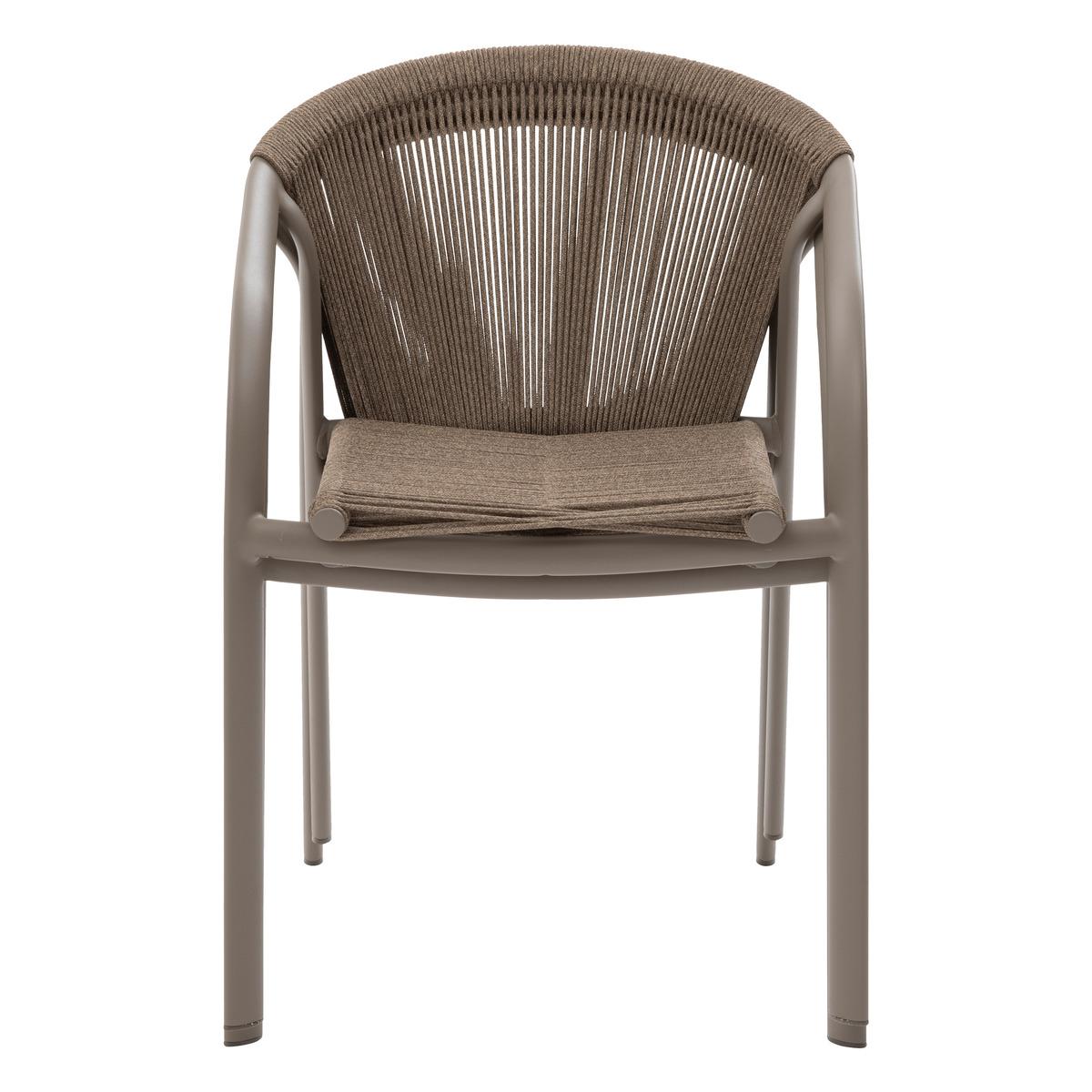 FAUTEUIL RIU EMPILABLE CAPPUCCINO CAFE