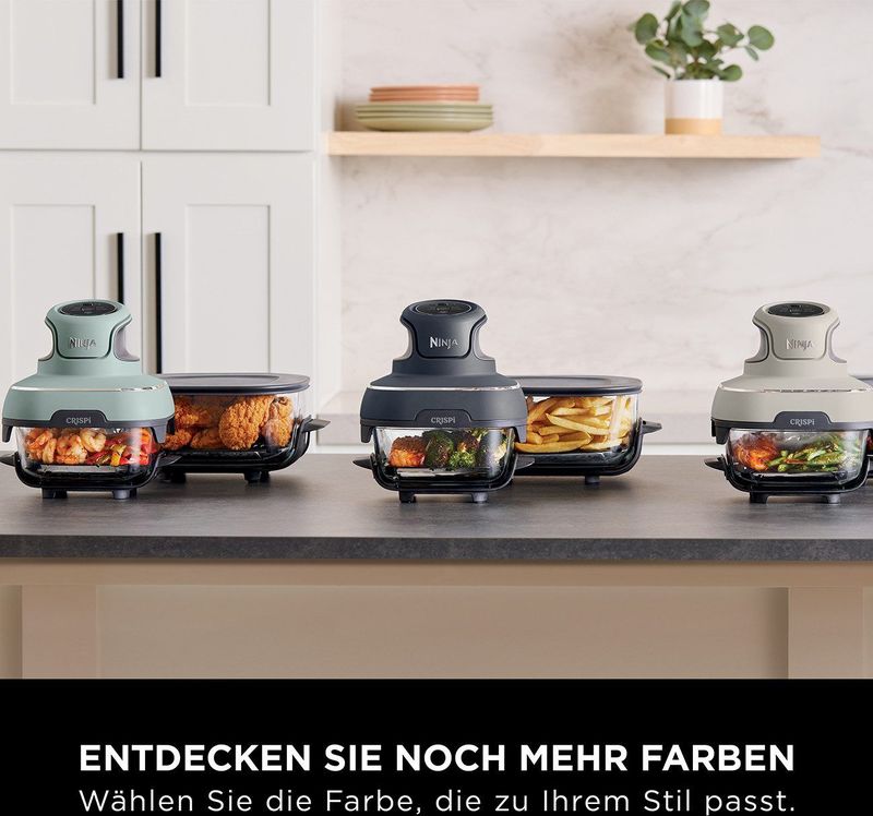 CRISPi - 4-in-1 Airfryer FN101EUGY - Antraciet - Draagbaar Kooksysteem