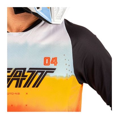 Maillot cross Leatt 4.5 LITE 2025 - Orange / Rouge