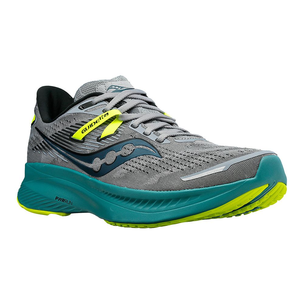 Saucony GUIDE 16 - Chaussures running Homme fossil/moss