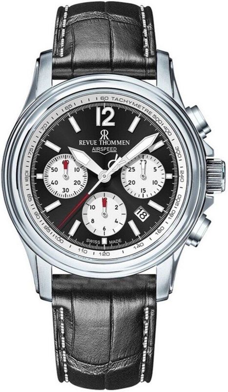 Revue Thommen - 16041.6337 - Polshorloge - Zilver - Automatisch - Heren - 43,5 mm