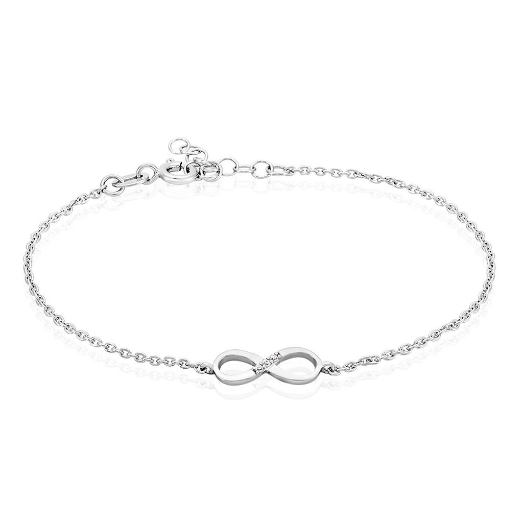 Bracelet Nohemi Argent Blanc Oxyde De Zirconium