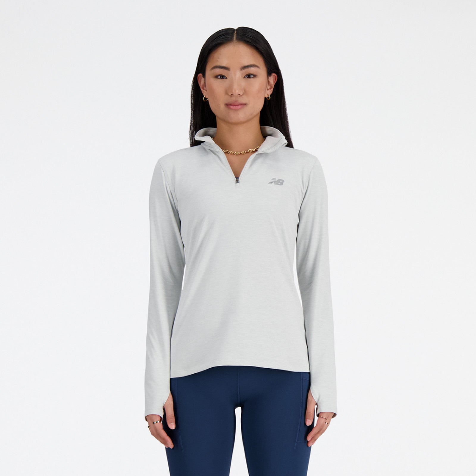 Pullover Sport Essentials Space Dye, ash heather