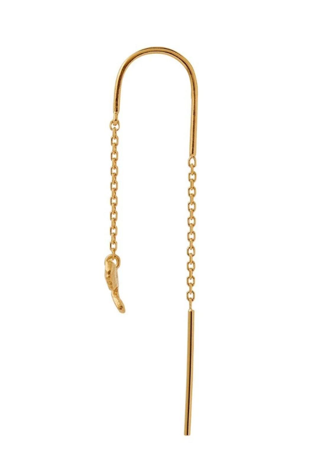 Stine A Petit Bow Double Chain Earring