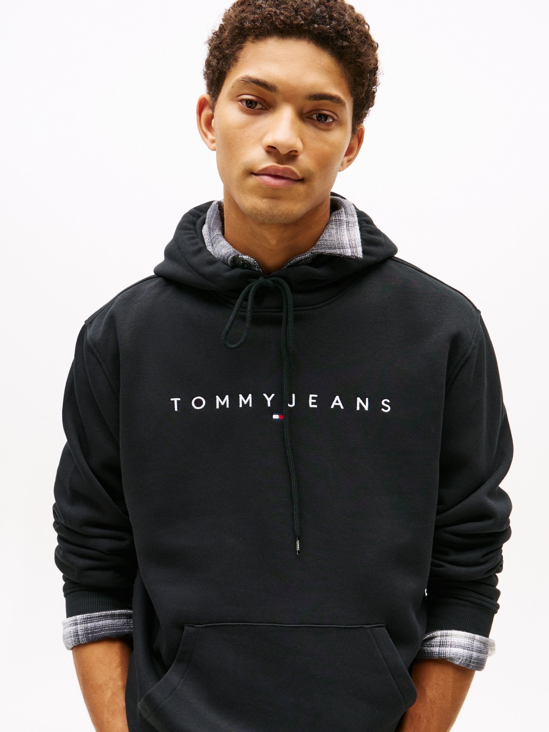 Zwart - Tommy Jeans Logo Hoodies