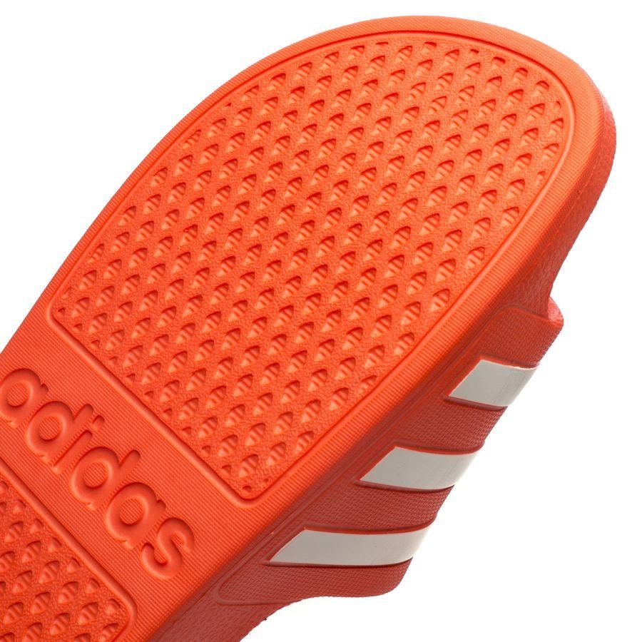 adidas Claquettes adilette - Rouge/Blanc