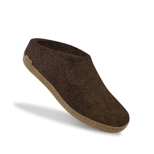 Glerups Slip-on Hjemmesko, Nature Brown, 45