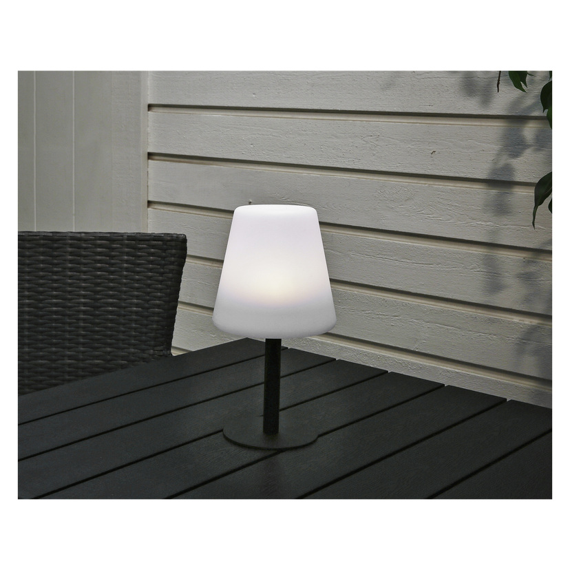 Bordlampe med solcelle-LED