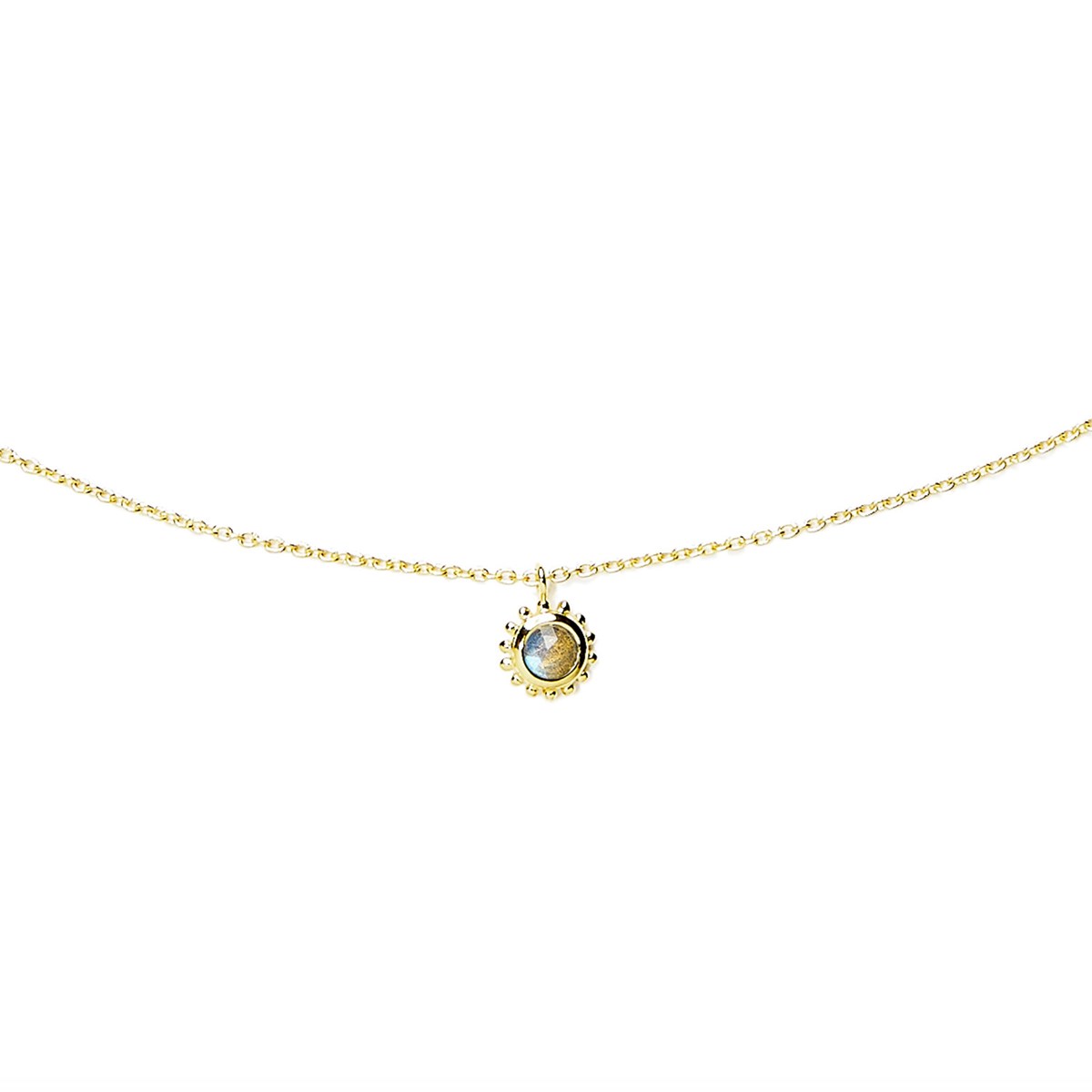 Collier mini Surya Soleil et Labradorite