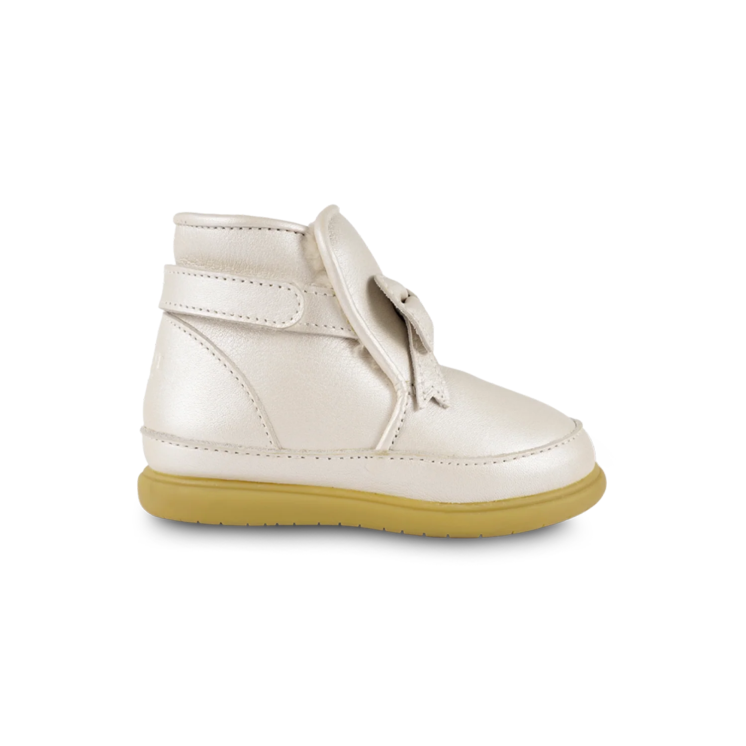 Cemilla Shoes | Off White Metallic Leather
