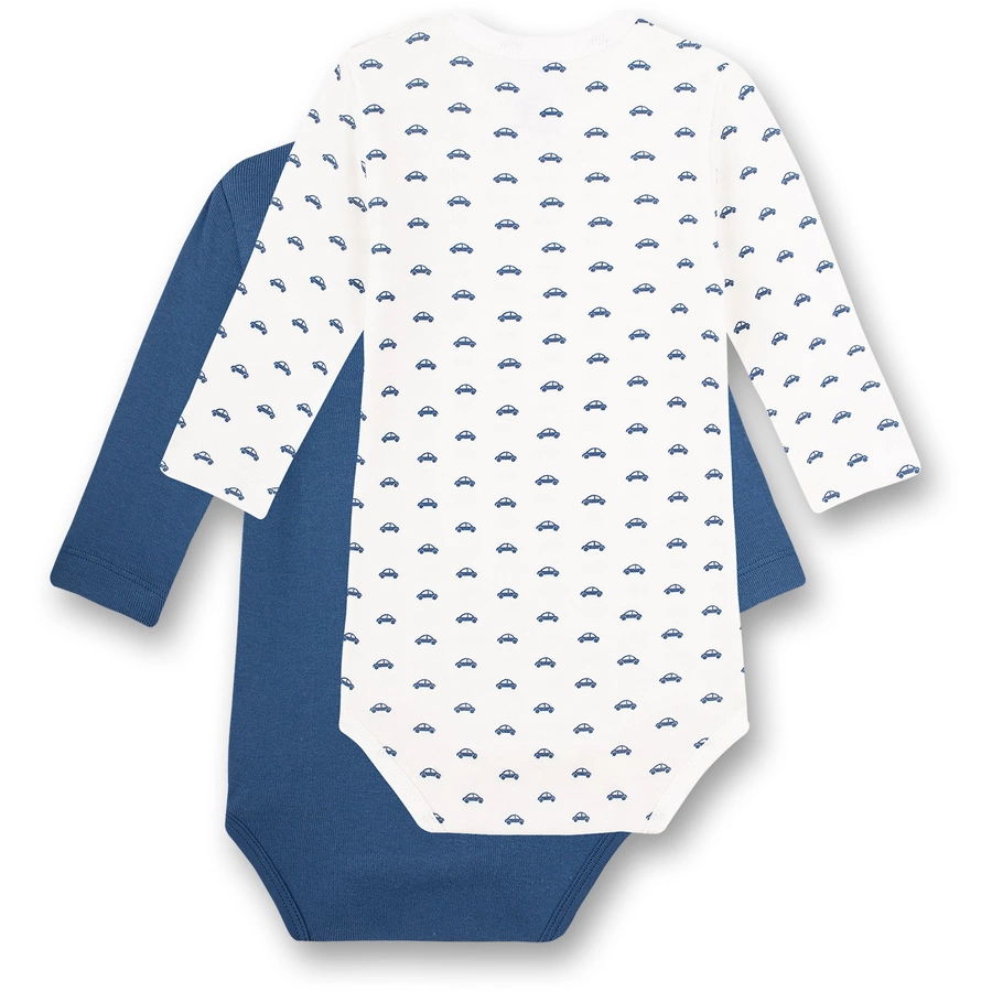 Sanetta Body 2er Pack white pebble mit Autos
