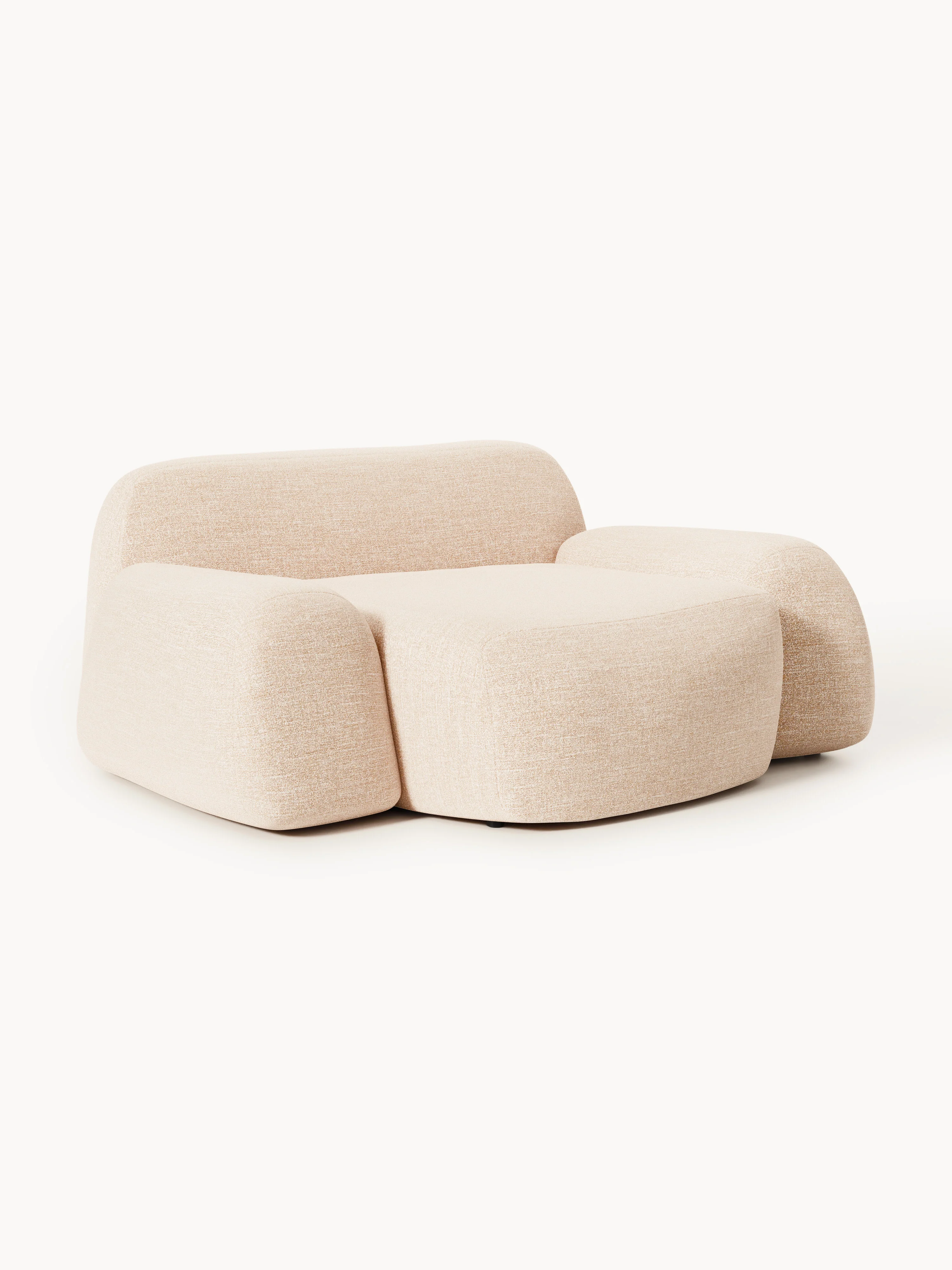 XL bouclé loungefauteuil Wolke