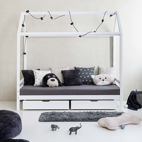 Hoppekids ECO Dream Husseng 90x200cm - Hvid