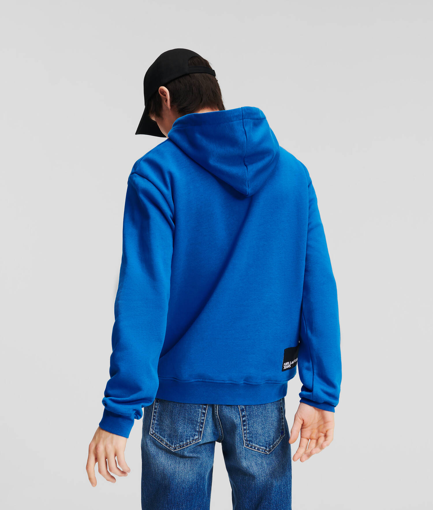 SWEAT À CAPUCHE AVEC LOGO KLJ ENCADRÉ