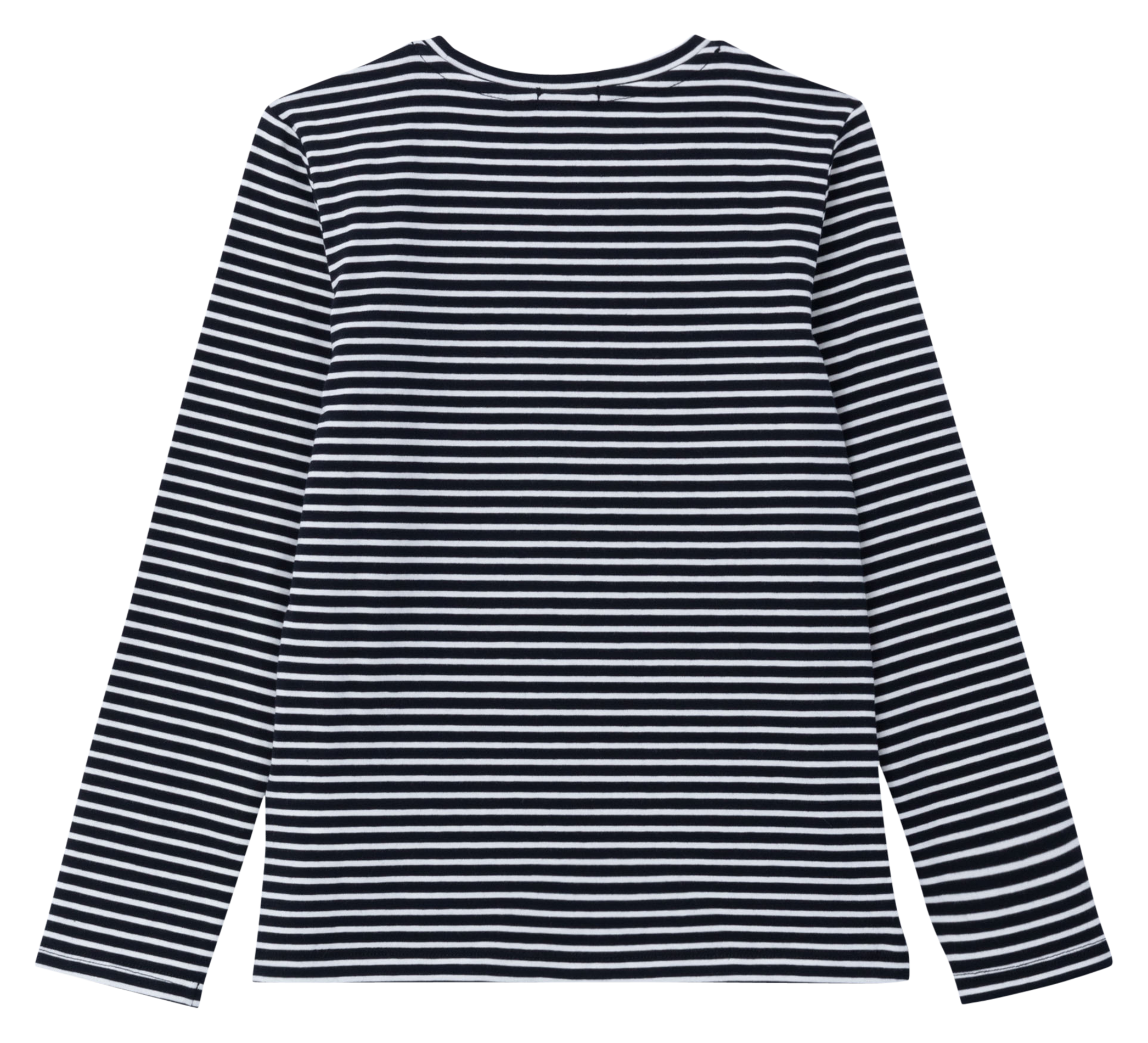 Tee-shirt col rond en coton mélangé | Noir