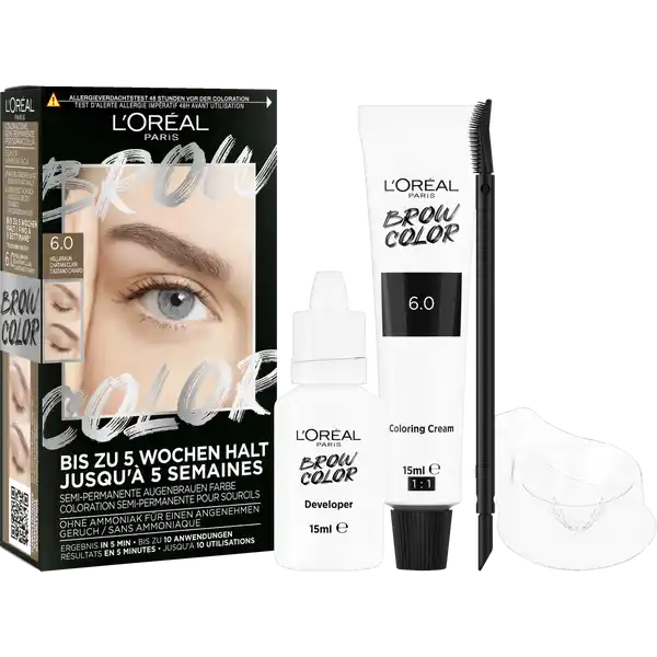 Brow Color Semi-Permanente Augenbrauenfarbe 6.0 Hellbraun