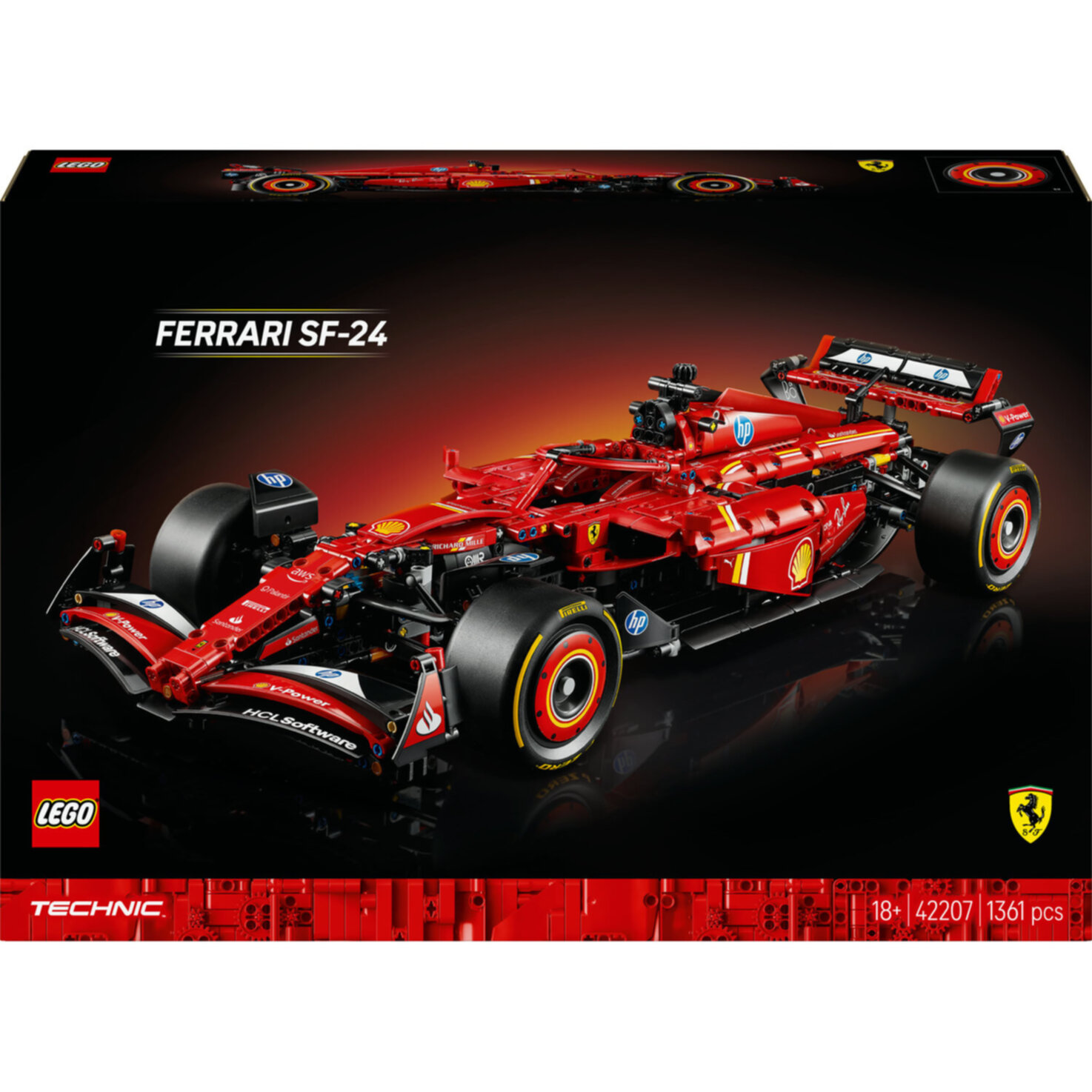 LEGO® Technic Ferrari SF-24 F1 Rennauto 42207 18+ Jahre