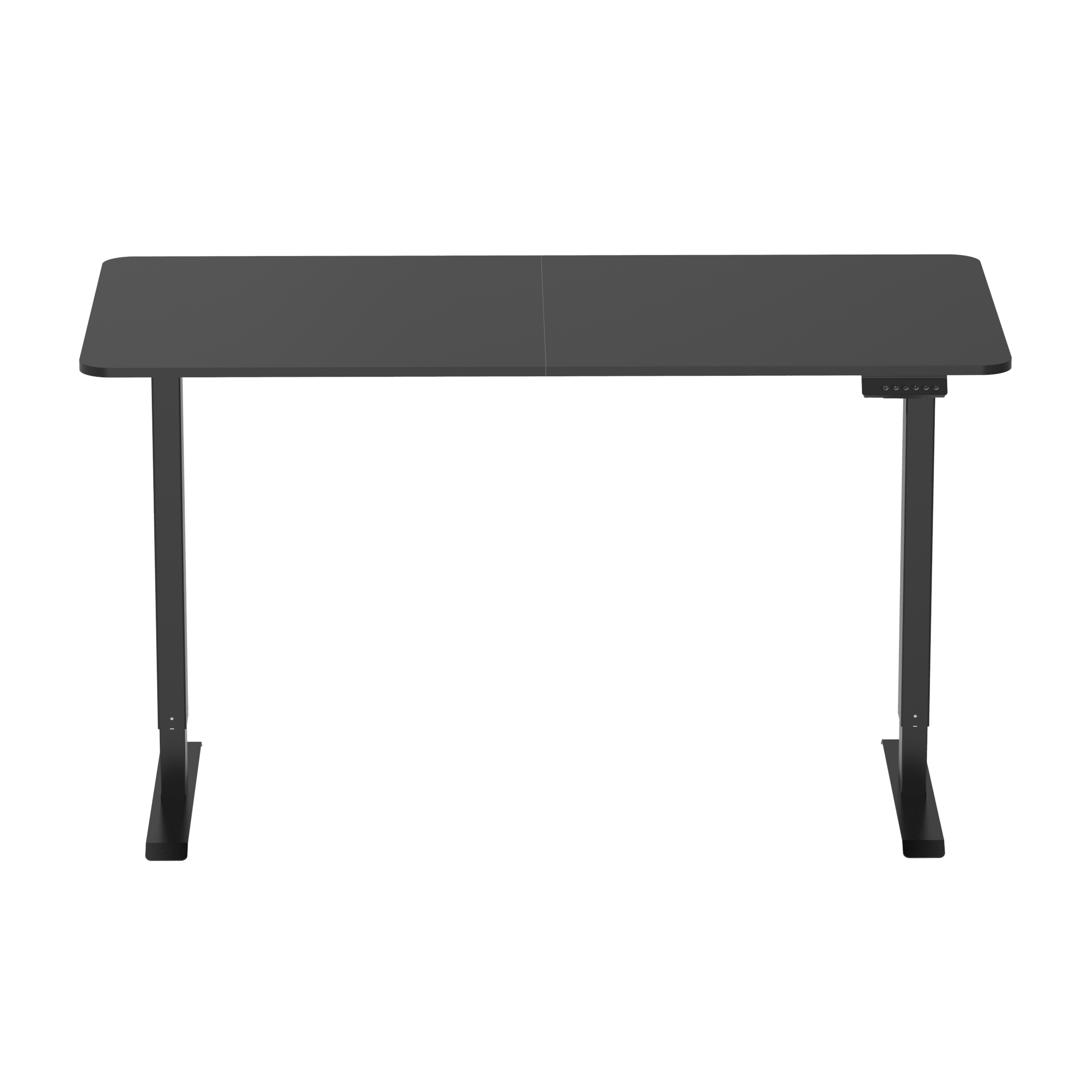 Stehpult elektrisch BUDGET schwarz 140 x 70 cm