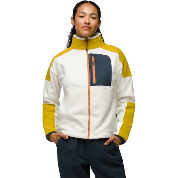 Veste polaire PRANA PEAK FLEECE JACKET W CANVAS/GOLDEN LEAF