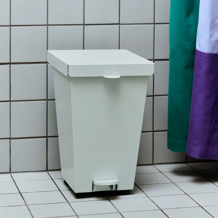 HAY - Loop Mülleimer, 58 L, blaugrau