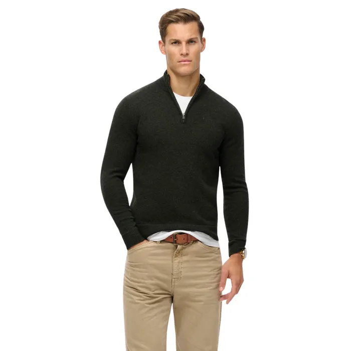Superdry Essential Knit Henley Trui Heren