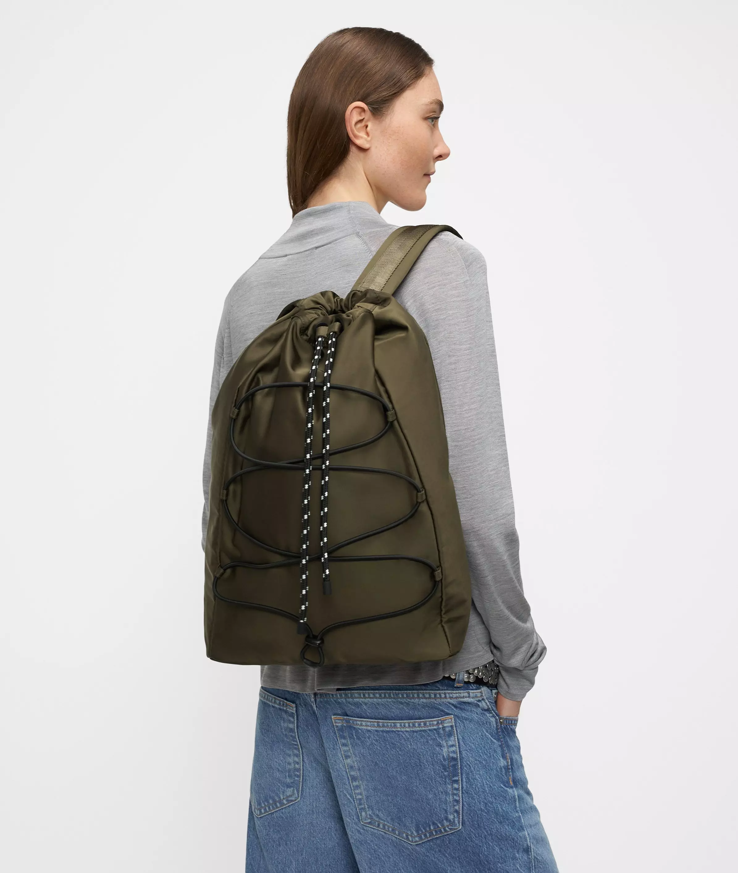 Nylon backpack L Large nylon backpack