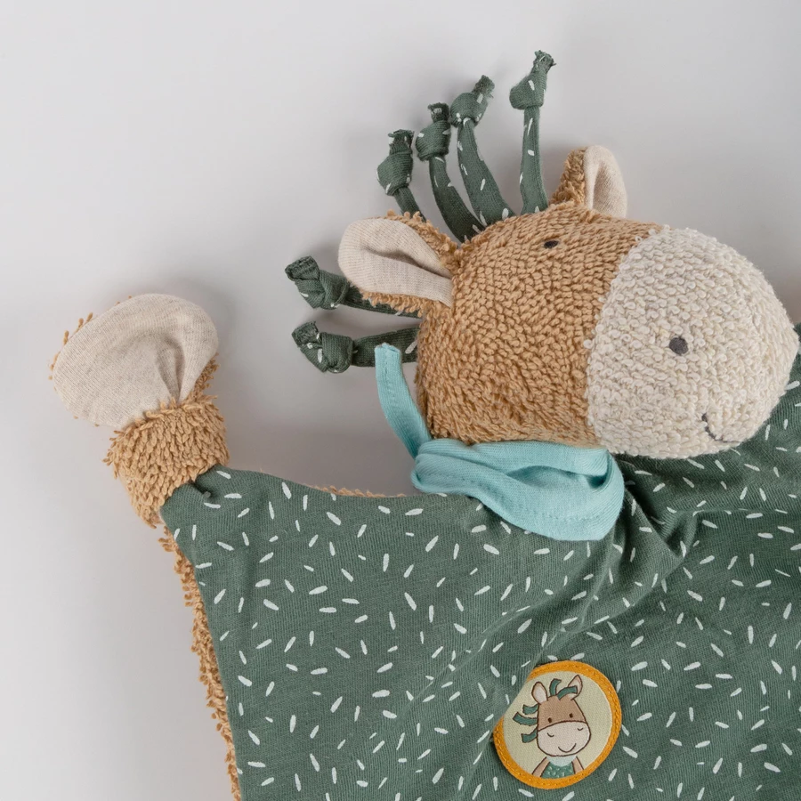 sigikid® Schnuffeltuch Pony Wiwi Wiah grün beige