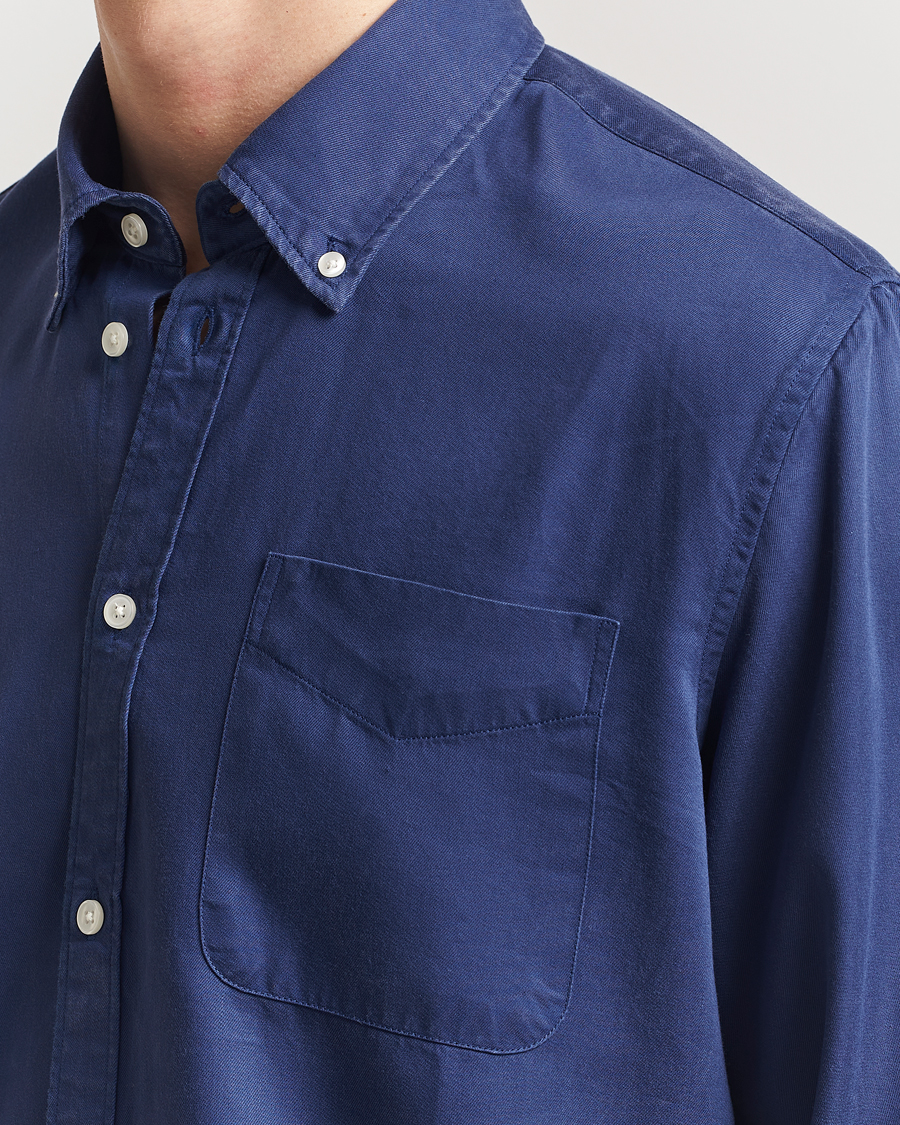 Les Deux Kent Tencel Shirt Blueprint